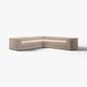 JÄTTEBO Modulecksofa 6-sitzig, Samsala graubeige