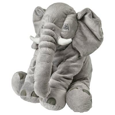 JÄTTESTOR Stoffspielzeug, Elefant/grau