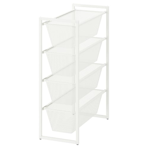 JONAXEL Aufbewahrungskombi, weiß, 25x51x70 cm
