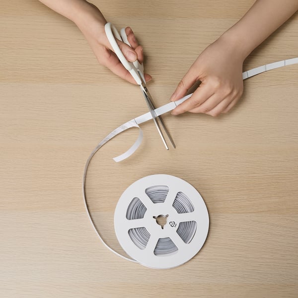 KABBLEKA Lichtleiste, LED mit USB, anpassbare Farbe, 3 m