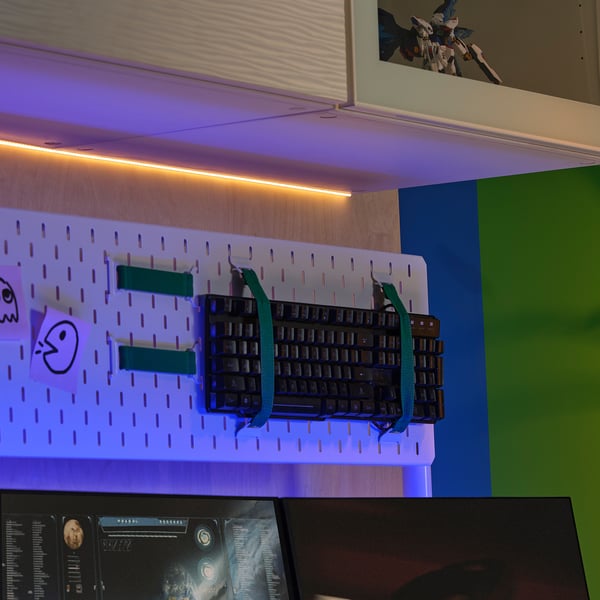 KABBLEKA Lichtleiste, LED mit USB, dimmbar, 3 m