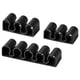 KALKSTUFF Kabelhalter, 3er-Set, dunkelgrau
