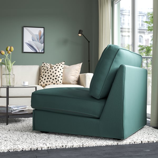 KIVIK 1er-Bettsofa, Kelinge grautürkis