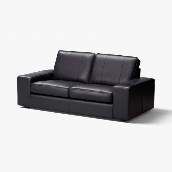 KIVIK 2er-Sofa, Grann/Bomstad schwarz
