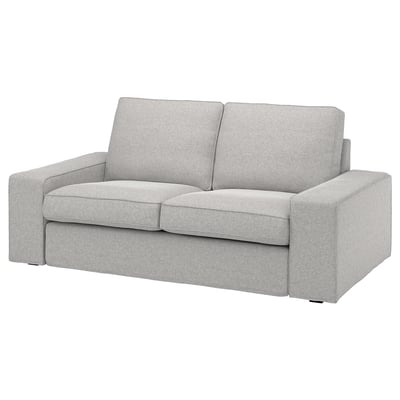 KIVIK 2er-Sofa, Tallmyra weiß/schwarz