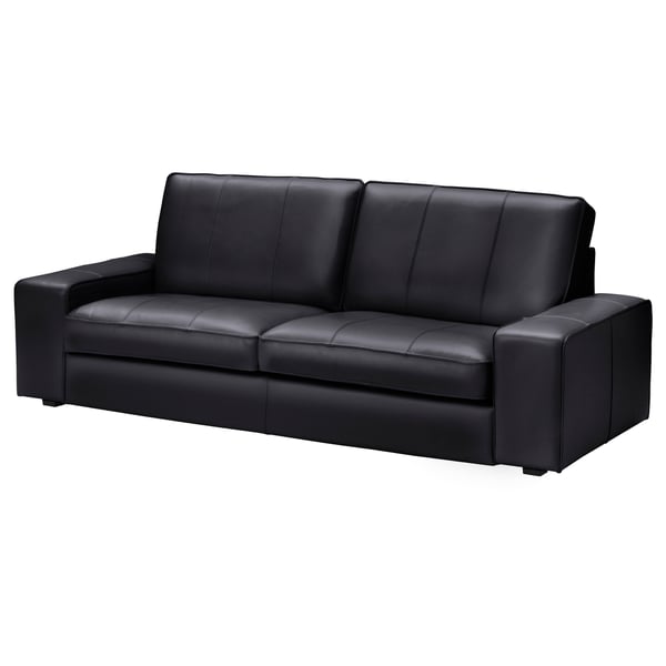 KIVIK 3er-Sofa, Grann/Bomstad schwarz