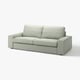 KIVIK 3er-Sofa, Gunnared hellgrün