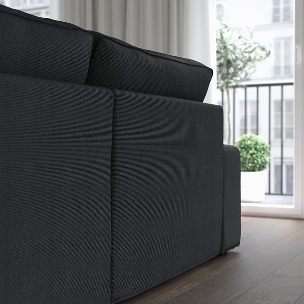 KIVIK 3er-Sofa mit Récamiere, Tresund anthrazit
