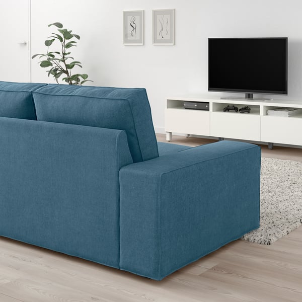 KIVIK 3er-Sofa, Tallmyra blau