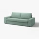 KIVIK 3er-Sofa, Tallmyra hellgrün
