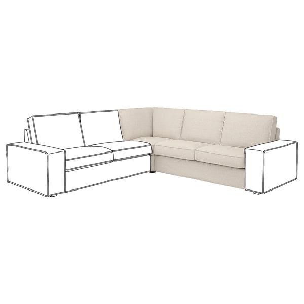 KIVIK Eckelement, Gunnared beige