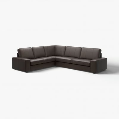 KIVIK Ecksofa 5-sitzig, Grann/Bomstad dunkelbraun