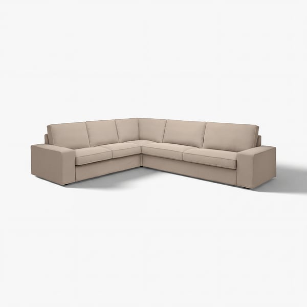 KIVIK Ecksofa 5-sitzig, Tallmyra beige