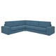 KIVIK Ecksofa 5-sitzig, Tallmyra blau