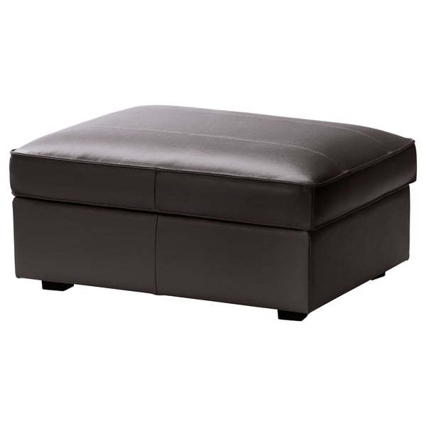 KIVIK Hocker, Grann/Bomstad dunkelbraun