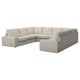 KIVIK Sofa, U-Form/6-sitzig, Gunnared beige