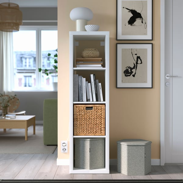 KJUGE Hocker mit Aufbewahrung, Öreryd graubeige