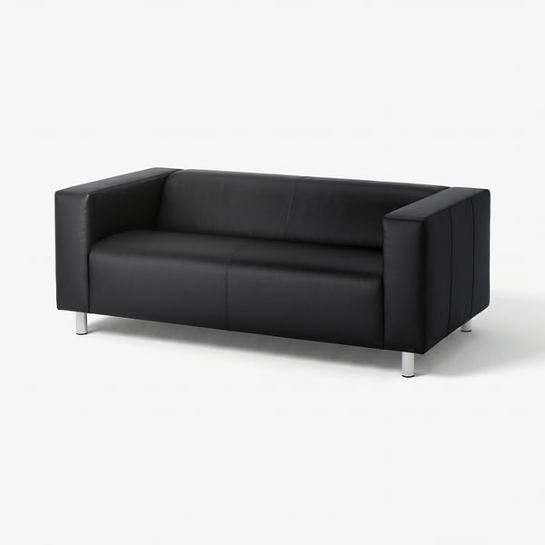 KLIPPAN 2er-Sofa, Bomstad schwarz