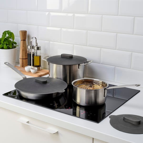 KLOCKREN Universaldeckel 3er-Set, Silikon