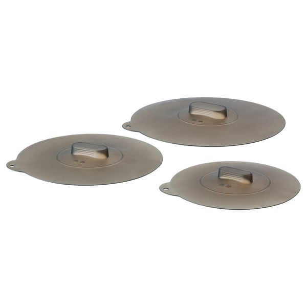 KLOCKREN Universaldeckel 3er-Set, Silikon