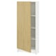 KNOXHULT Hochschrank mit Tür, Eichenachbildung, 60x31x153 cm