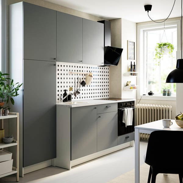 KNOXHULT Küche, dunkelgrau, 240x61x220 cm