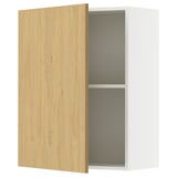 KNOXHULT Wandschrank mit Tür, Eichenachbildung, 60x75 cm