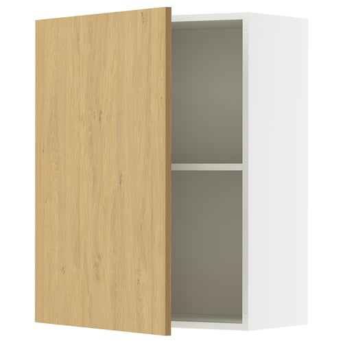 KNOXHULT Wandschrank mit Tür, Eichenachbildung, 60x75 cm