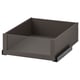 KOMPLEMENT Schublade mit Glasfront, dunkelgrau, 50x58 cm
