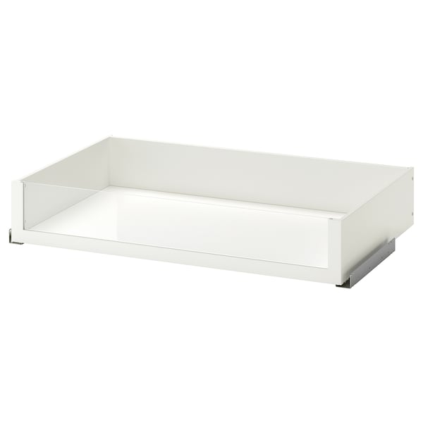 KOMPLEMENT Schublade mit Glasfront, weiß, 100x58 cm