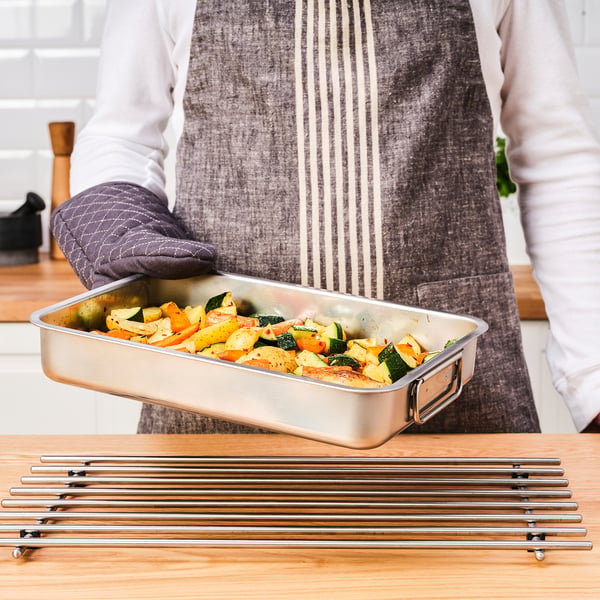 KONCIS Ofenform, Edelstahl, 34x24 cm