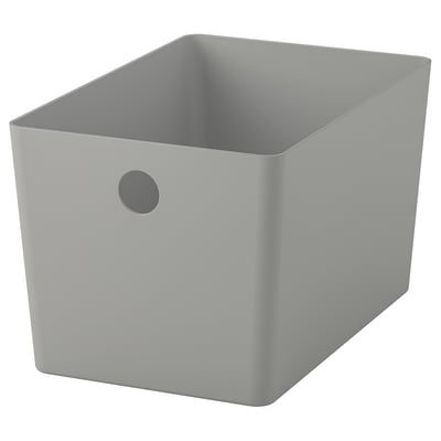 KUGGIS Box, hellgrau, 18x26x15 cm