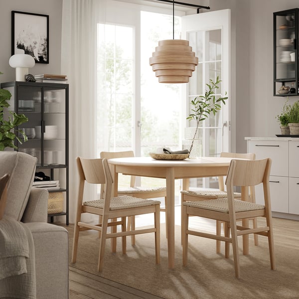 LÄTTBETONG Teppich flach gewebt, drin/draußen, beige/hellbraun, 160x230 cm