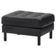 LANDSKRONA Hocker, Grann/Bomstad schwarz/Holz/schwarz