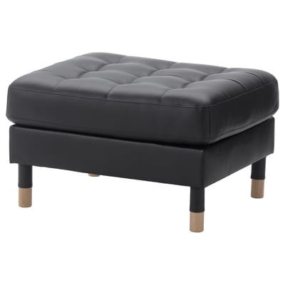 LANDSKRONA Hocker, Grann/Bomstad schwarz/Holz