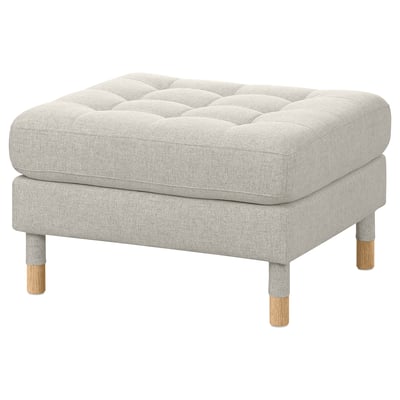 LANDSKRONA Hocker, Gunnared beige/Holz