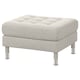 LANDSKRONA Hocker, Gunnared beige/Metall