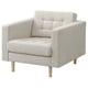 LANDSKRONA Sessel, Gunnared beige/Holz