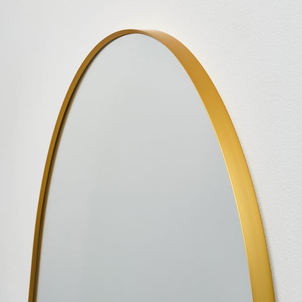 LINDBYN Spiegel, goldfarben, 80x80 cm
