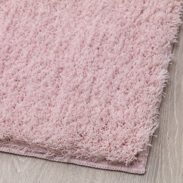 LINDKNUD Teppich Langflor, rosa, 60x90 cm