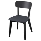 LISABO Stuhl, schwarz/Tallmyra schwarz/grau
