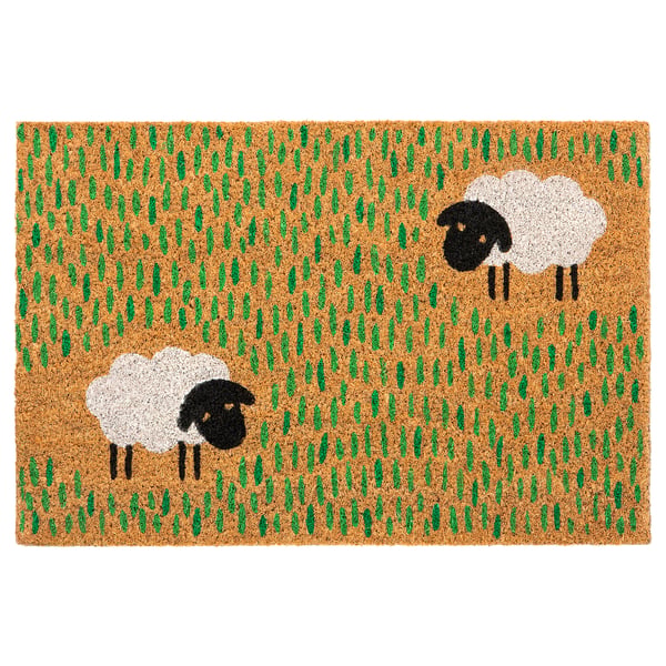 LÖGE Fußmatte, bunt/Tiermuster, 40x60 cm