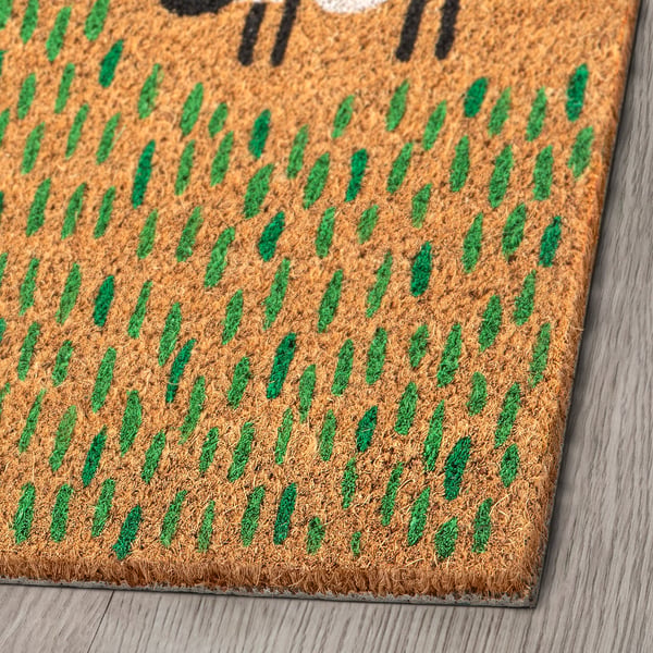 LÖGE Fußmatte, bunt/Tiermuster, 40x60 cm