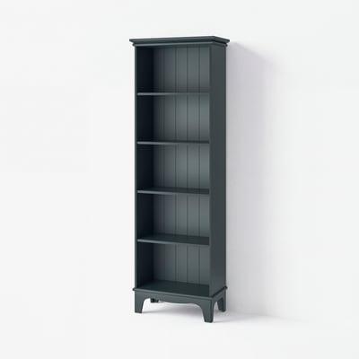 LOMMARP Bücherregal, dunkel blaugrün, 65x199 cm