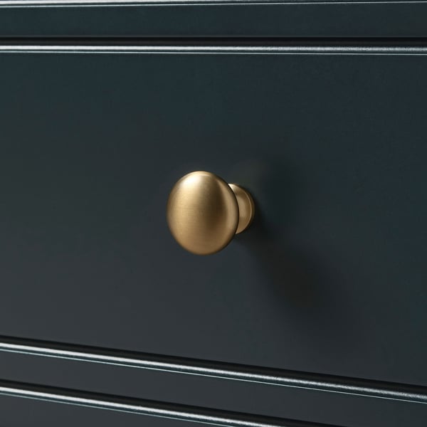 LOMMARP Schrank, dunkel blaugrün, 102x101 cm