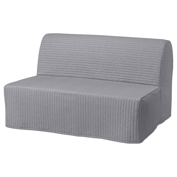 LYCKSELE LÖVÅS 2er-Bettsofa, Knisa hellgrau