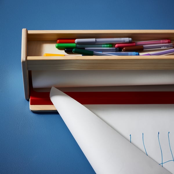 MÅLA Papierrollenhalter mit Ablage