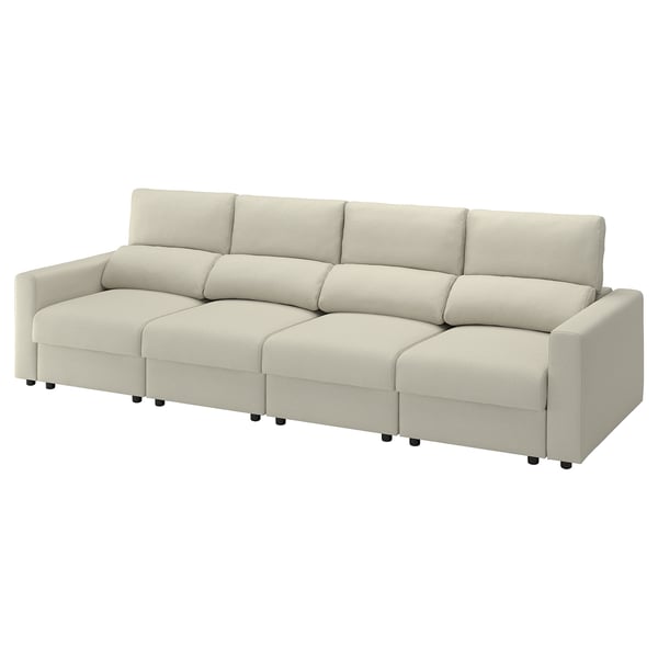 MALMKÖPING 4er-Sofa, Tibbleby hellbeige