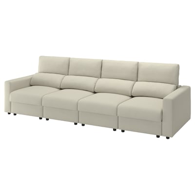 MALMKÖPING 4er-Sofa, Tibbleby hellbeige