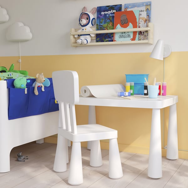 MAMMUT Kinderstuhl, drinnen/draußen/weiß